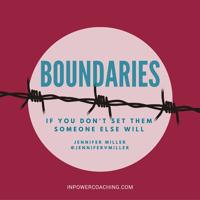 Boundaries - Jennifer V Miller