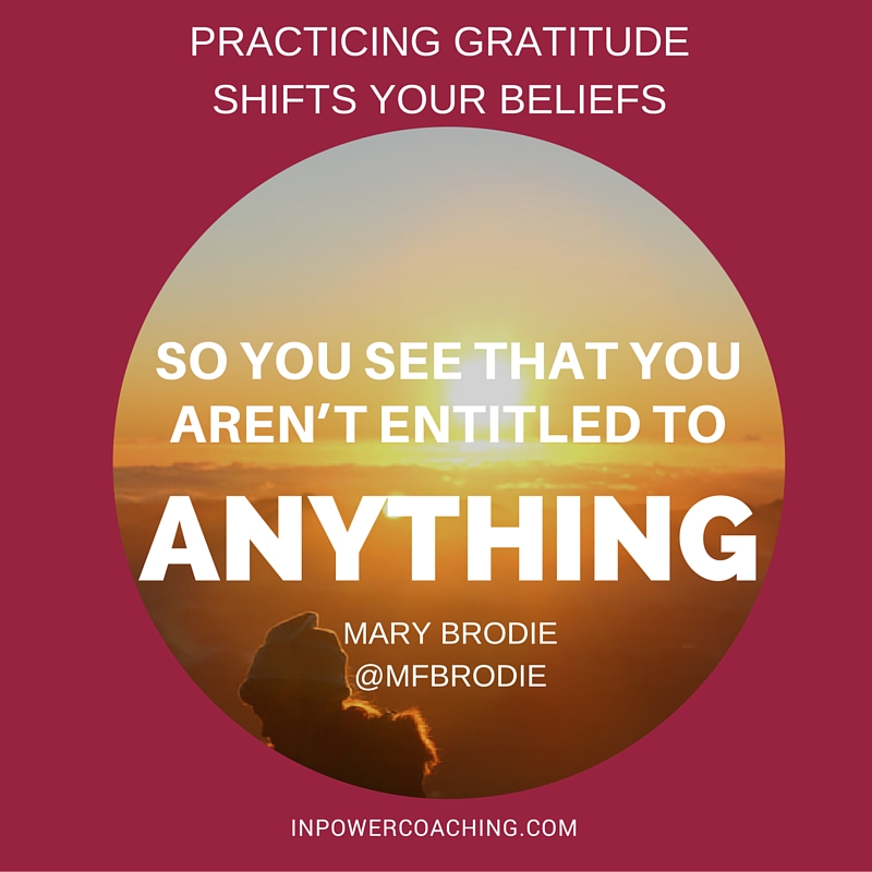 practicing gratitude