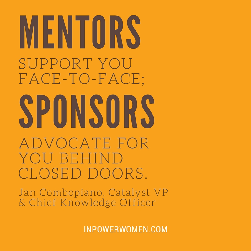 mentors or sponsors