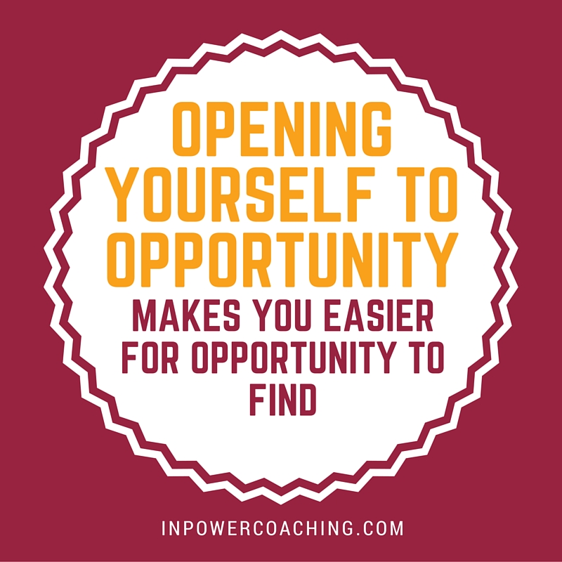 find opportunity